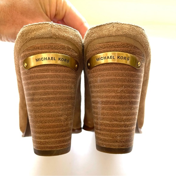 Micheal Kors Braden Suede Mule Booties - Picture 5 of 7